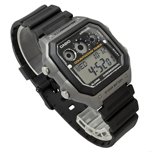 [Casio] Standard Digital Watch AE-1300WH-8AV Men's Metallic Gray Overseas Model