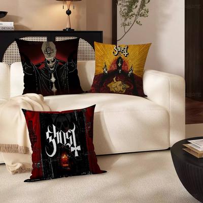 Ghost Band Pillow Gift Home Office Decoration Bedroom Sofa Car Cushion Cover Case 45x45