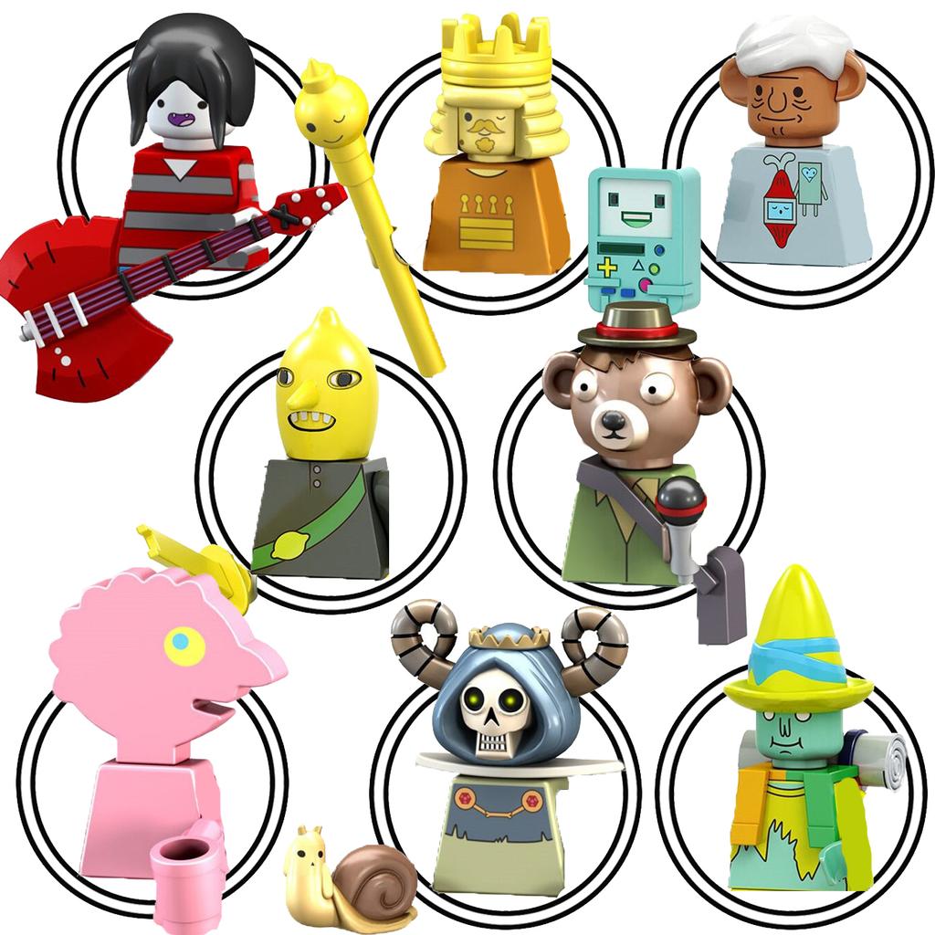 PG8140 ABS Plastic Cartoon Anime Building Blocks Bricks Character Figures Children Gift Toys