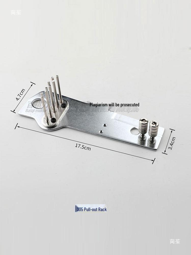 8B High-Speed Sewing Machine Bobbin Holder & Base with Edge Binding Beading Guide