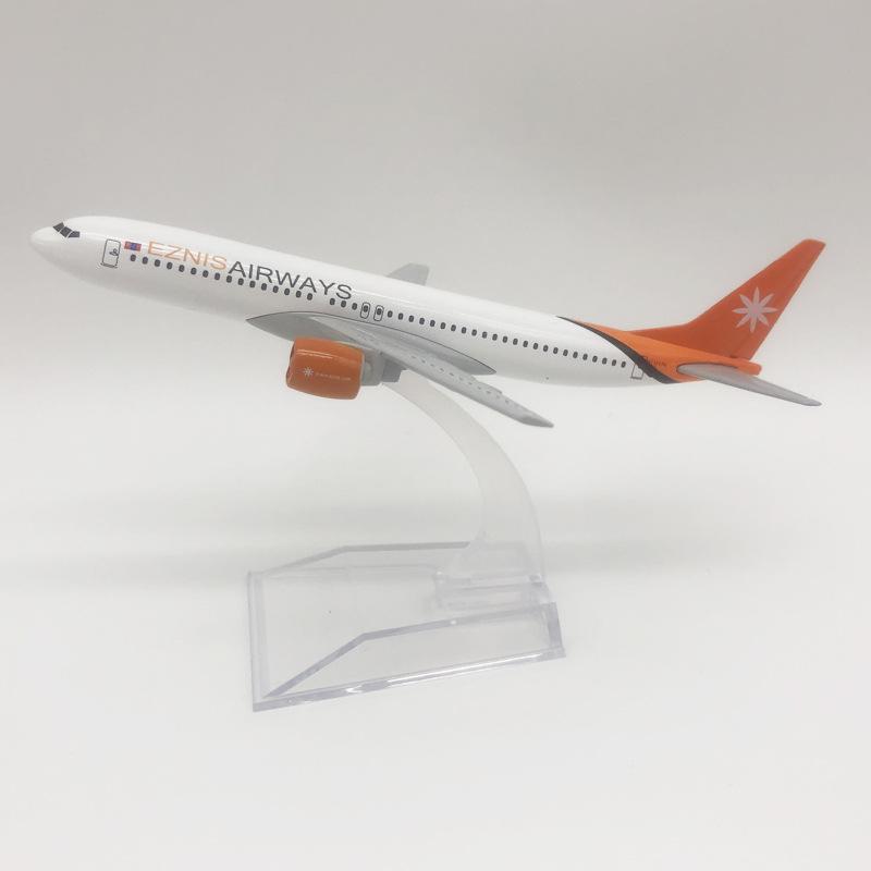 

16CM Alloy Aircraft Model Mongolian Airlines EZMIS 737 Collectible With Landing Gear Children s Toy Gift