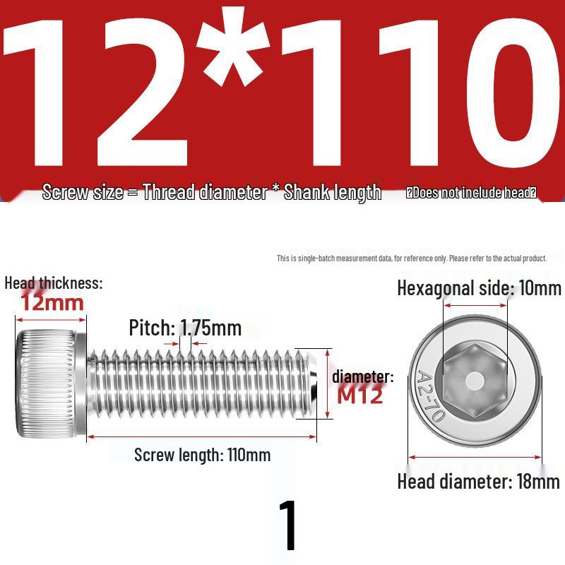 304 Stainless Steel Hex Socket Cap Screw with Extended Thread