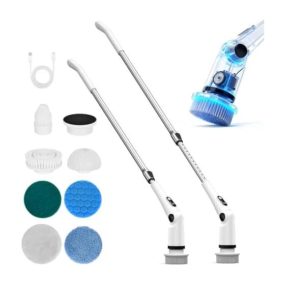 [New standard/must-have for year-end and New Year cleaning] Bath cleaning brush Bath polisher Electric cleaning brush Cordless [Bathroom stain