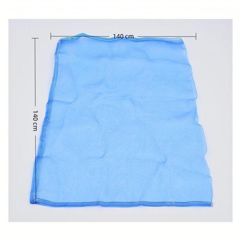 Drawstring Mesh Storage Bag Large Capacity Woven Net Sack Breathable Wear Resistant Transport Bag For Farm Harvest Goods Storage