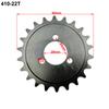 Bicycle #410 Chain 16T 18T 22T 25T 28T Fixed Sprocket Gear Fit For Electric Scooter Bike Brake Disc Mount Big Chain Wheel