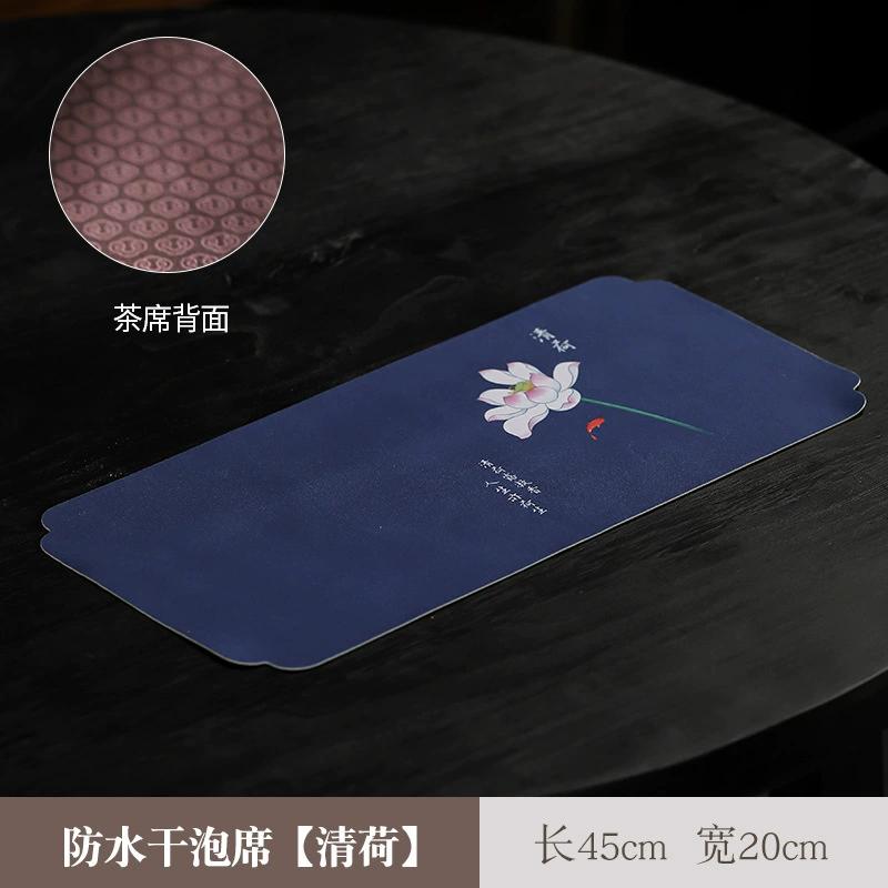 Chinese Style Chinese Tea Towel Tablecloth Mat Ancient Painting Waterproof Absorbent Table Tea Cloth Tea Set Accessories New