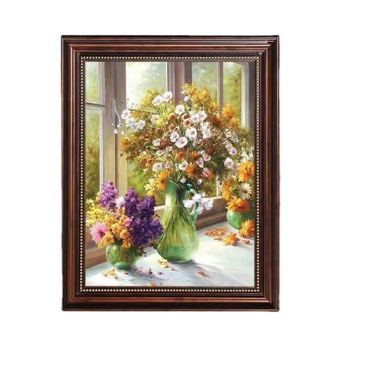 Van Gogh & Monet Famous Floral Paintings Cross-Stitch Kit for Modern Decor