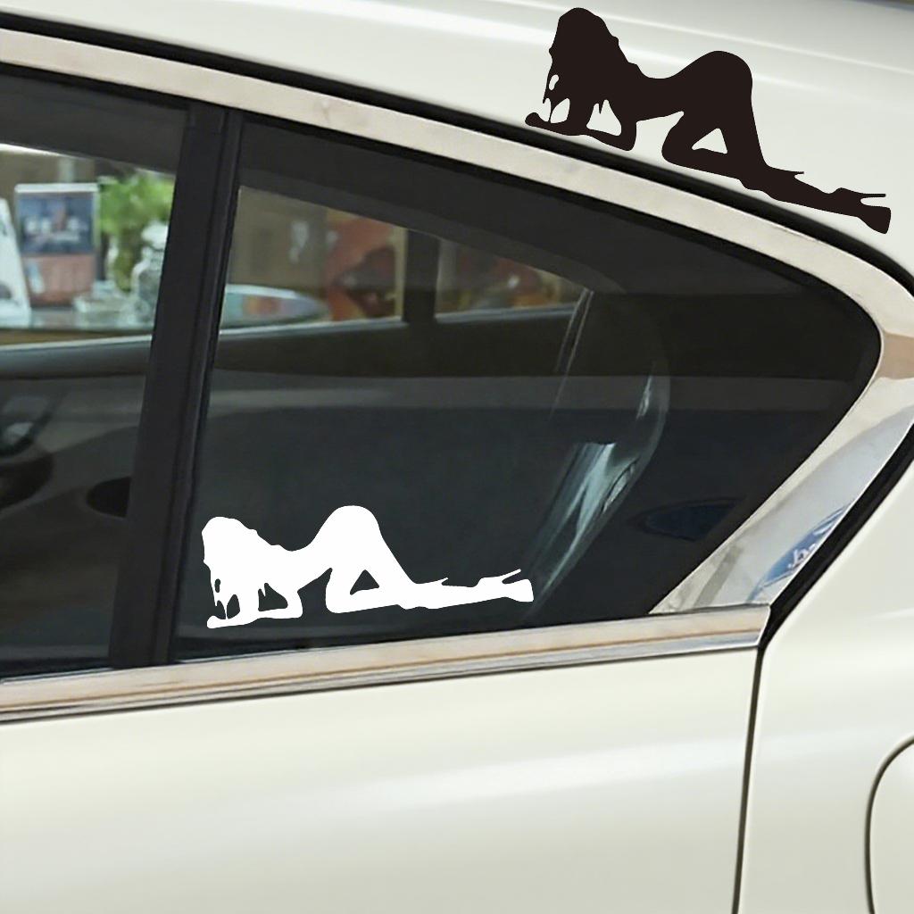 Car Sticker Sexy Woman Silhouette Car Decal Set Sexy Woman Silhouette Design Sticker for Car Body, Window & Auto Accessories