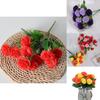 Artificial Carnation Bouquet With Silk Fabric For Home Decor And Photography Props