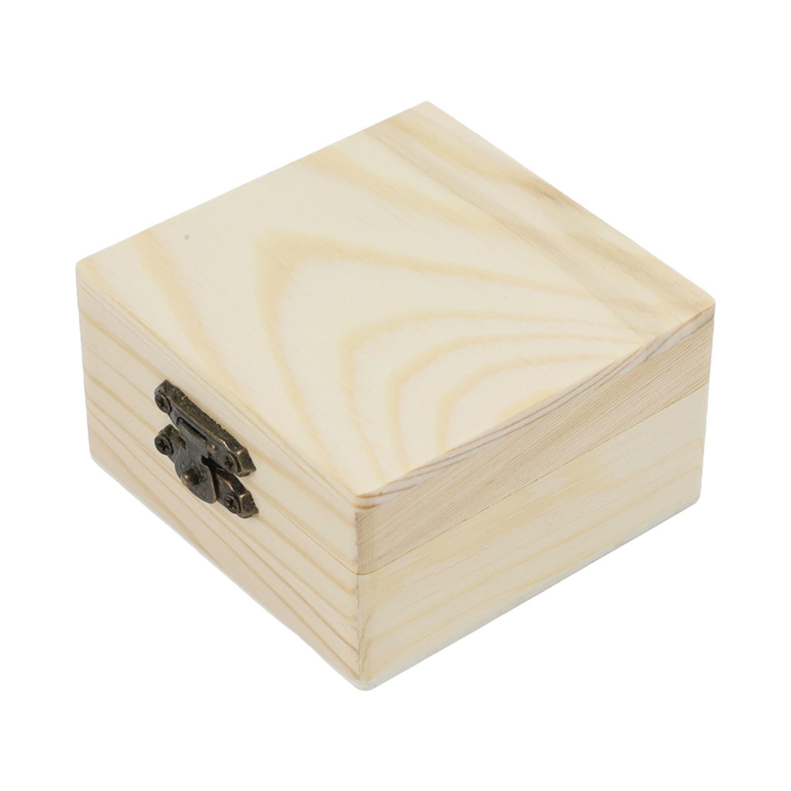 

Storage Box Home Household Organizer Wooden Craft Box