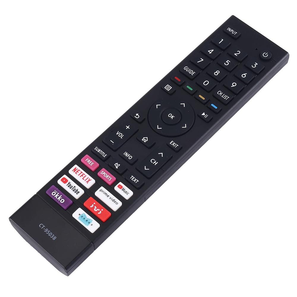 

CT-95038 For TOSHIBA Television Plastic Replacement Remote Control A