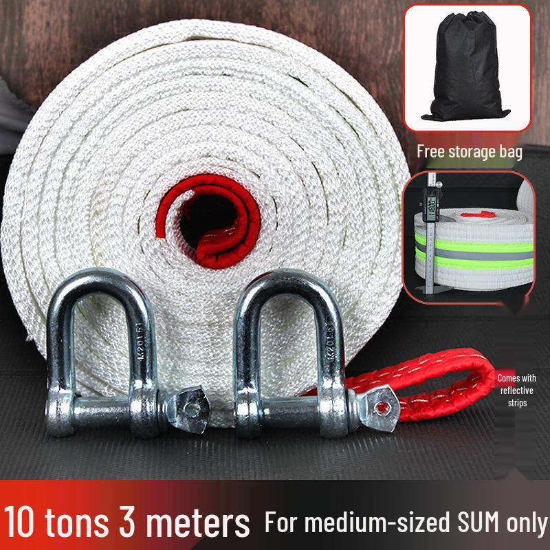 Heavy-Duty Off-Road Tow Rope for Trucks and Trailers