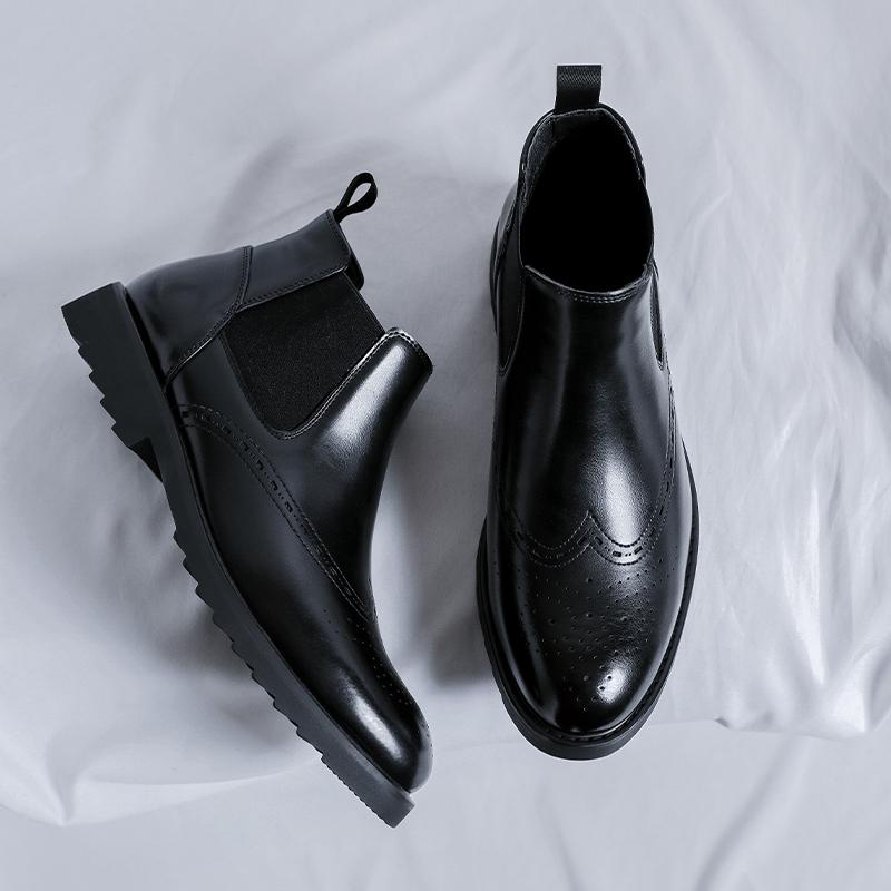 Mens Dress Shoes Men's  Leather  Skin Shoes for Men Elegant Casual Business Luxury Social Male Shoe