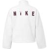 Nike Solid Color Stand Collar Zipper Casual Loose Thick Fleece Jacket Women Jackets Sail-White FV4009-133