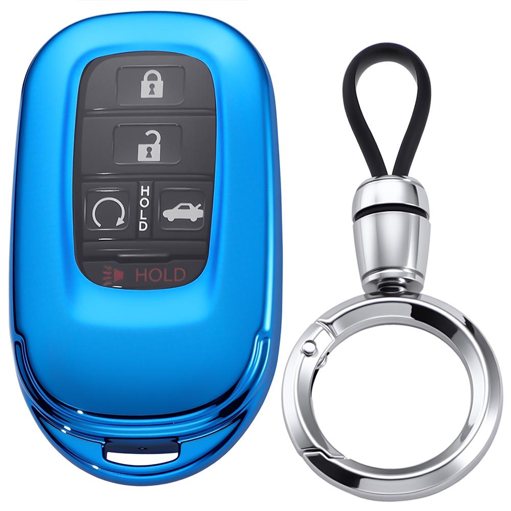 Fit for Honda Key Fob Cover for CR-V HR-V Pilot Accord Civic Key Fob Cover Case Shell TPU Remote Holder Protector