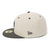 New Era 59FIFTY Cap MLB Chicago Cubs CHC 7 SIDE ONSPOTZ and Side Straight Flat Summer Sun UV Protection (14693868, NER36C5662) Stone/Dark Gray, White,
