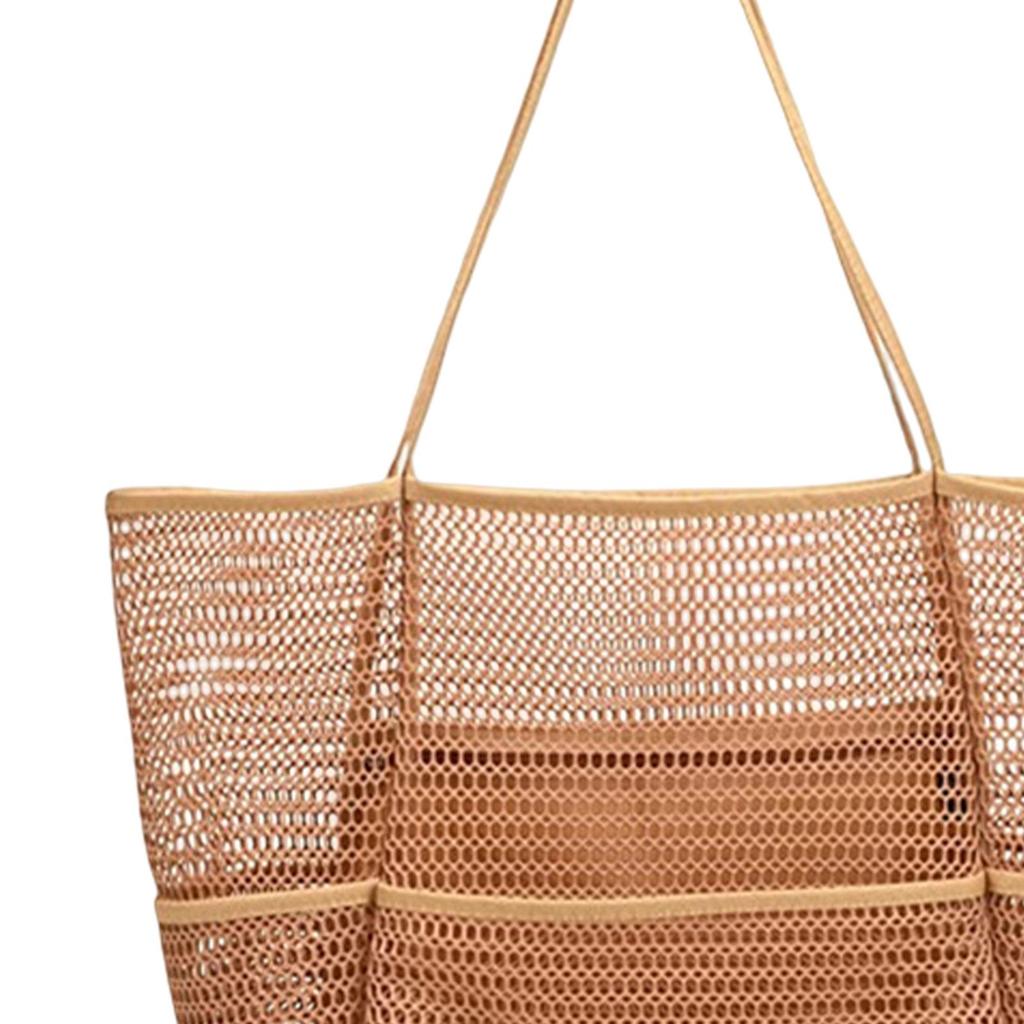 Beach Bag Shoulder Storage Handbag for Travel Vacation Camping Trip Swimming