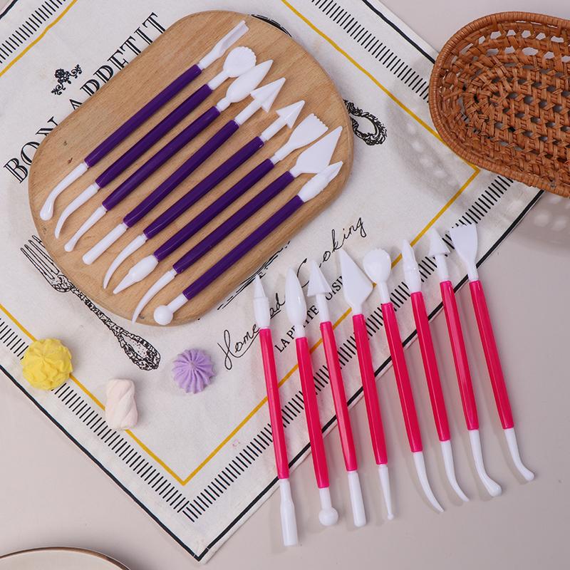 8 pièces/ensemble outils de modélisation d'argile, Sculpture de cire en plastique, outils de poterie, Sculpture façonnant, ensemble de Sculpture en argile polymère