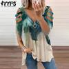 Women's Fashion Casual Summer Spring Short Sleeve V-Neck Blouses & Shirts