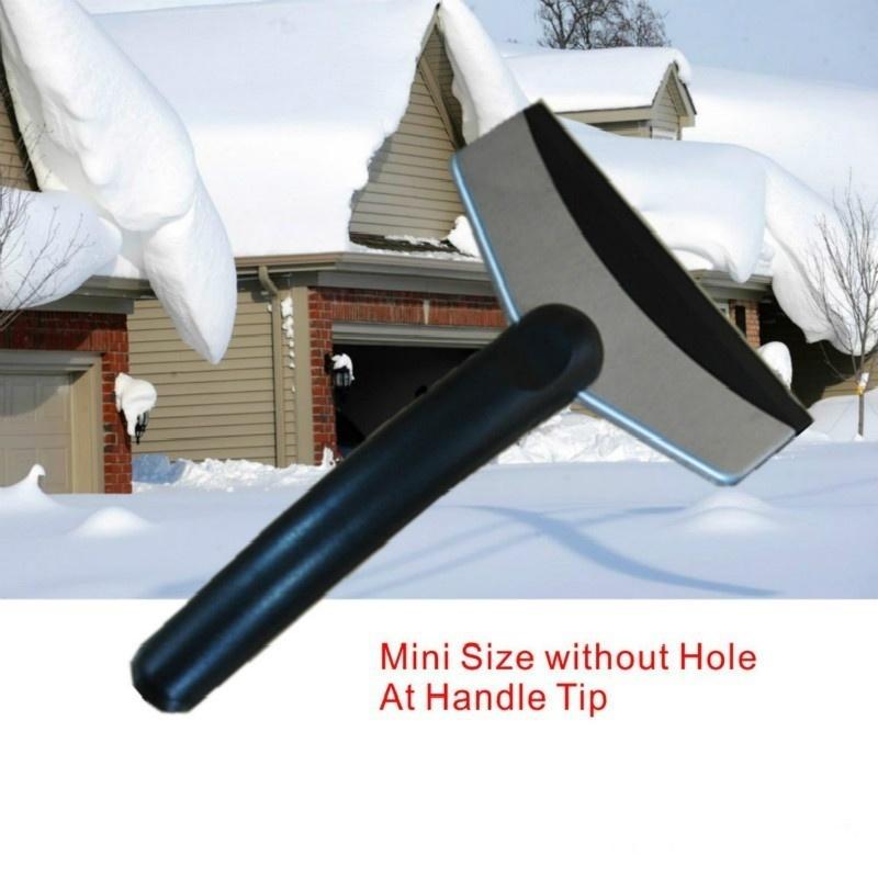 Mini Raschiaghiaccio Portatile, SENZA Foro all'Estremità del Manico, Pala Ghiaccio/Neve, Pulisce Veloce & Pulito, Un Recom