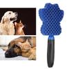 Elastic Teeth Silicone Bath Massager Soft Silicone Bristle Dog Grooming Comb  Pet Skin Massage