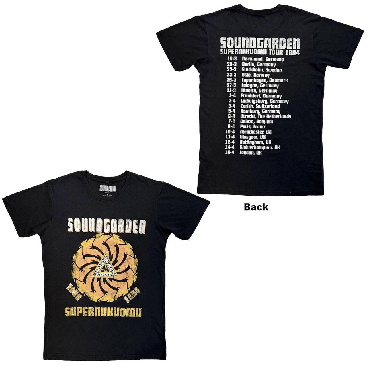 Soundgarden - Superunknown Tour 94 - Black Carbon t-shirt M