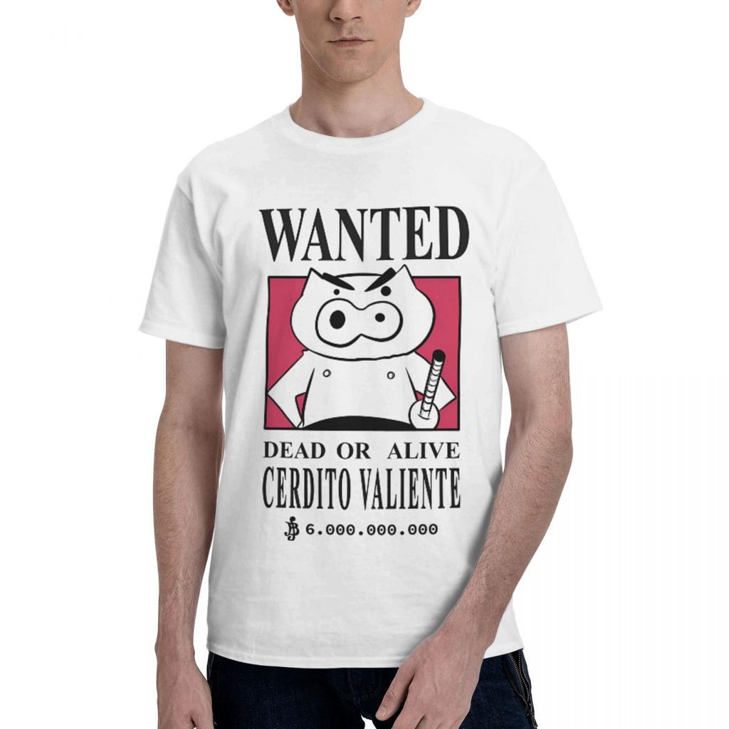 WANTED BRAVE PIG Crayon Shin Chan T Shirt Adult Vintage Cotton T-Shirts Summer Comfortable Tee Shirt Loose Big Size Tops