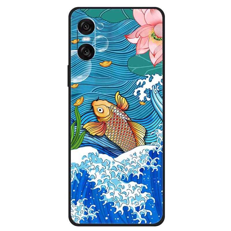 Etui na Sony Xperia 10 VI Unikalny Wzór Drukowany TPU Odporny na Upadki Pokrowiec na Telefon