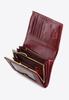 Wittchen Women's Medium Patent Leather Wallet Burgundy Patent Leather