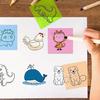 Fluorescent Color Adhesive PET Note Pad 20 Sheets/Pad Small Adhesive Notepads Memos Sheet For School Office Organization