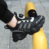 Children's sports shoes 2025 spring and autumn new leather waterproof rotating button casual and comfortable trendy boys and girls dad shoes