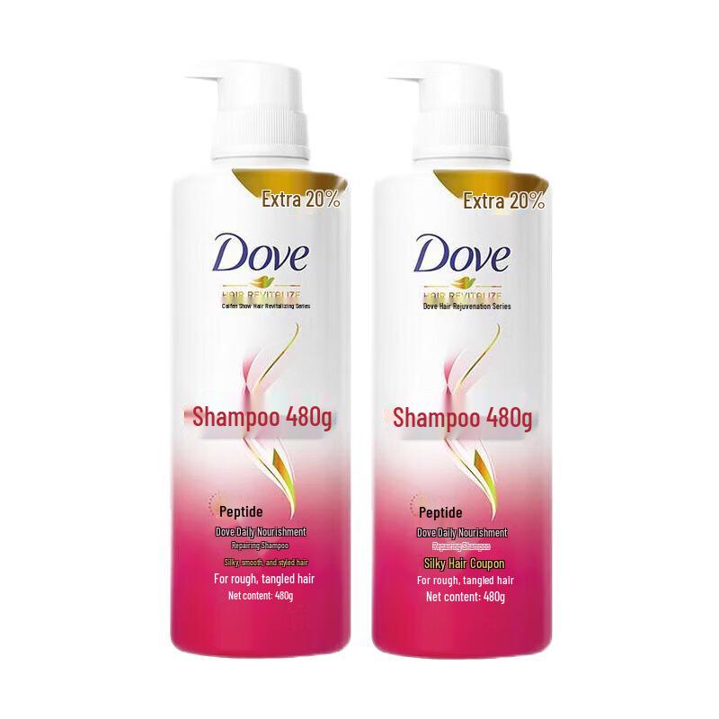 

Шампунь Dove Ежедневное питание и восстановление, 2 x 480 г