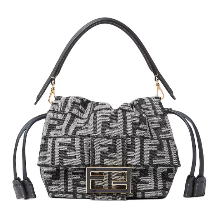 

Fendi Baguette FF Jacquard Buckle Polyester Handbag Small Women Handbags Blue 8BS105-AUT4-F1UJ5 Basic Set (Bag+Dust Bag)