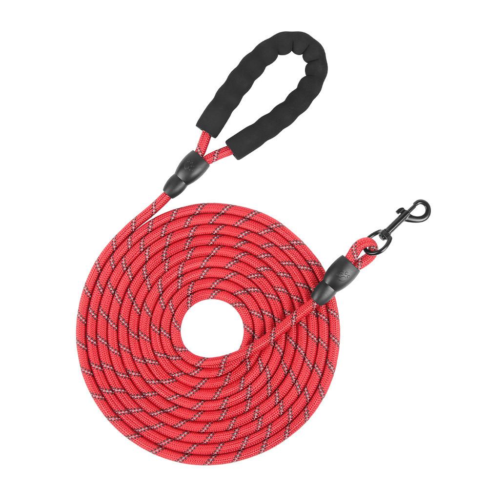 Outdoor Dog Leash Nylon Reflective With Antibreaking Features For Active Pet Walks