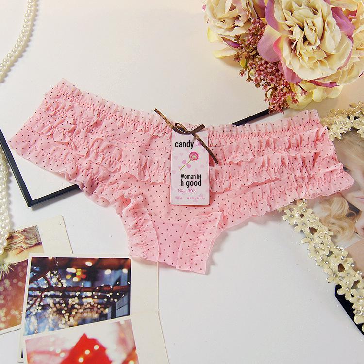 Culottes basses en dentelle résille élégantes: Lingerie pour femmes confortable, imprimée et transparente