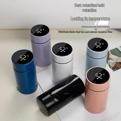 304 Stainless Steel Smart Thermos Cup with Temperature Display - Unisex Mini Pocket Design, Ideal for Gifts and Travel