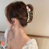 High End Minimalist Tulip Shaped Grab Clip  Exquisite Women's Hair Accessories Fashionable and Beautiful Metal Shark Clip