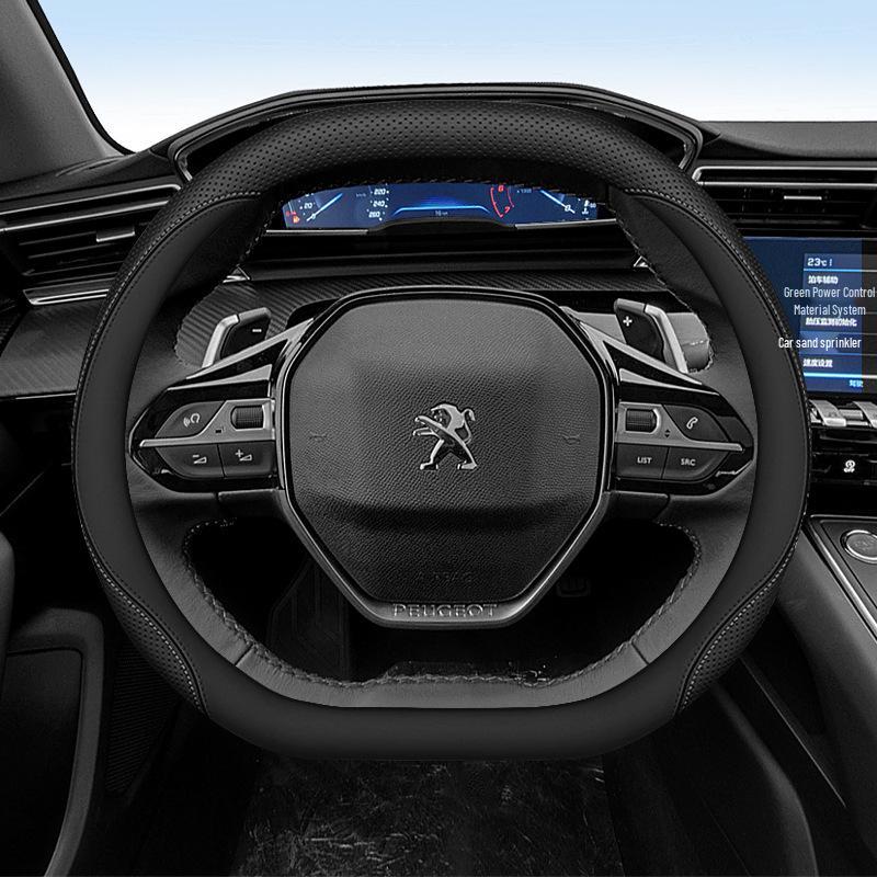 Ultradünne, rutschfeste Lenkradabdeckung für Peugeot 408X, 308, 301, 508, 3008 - Ganzjahres