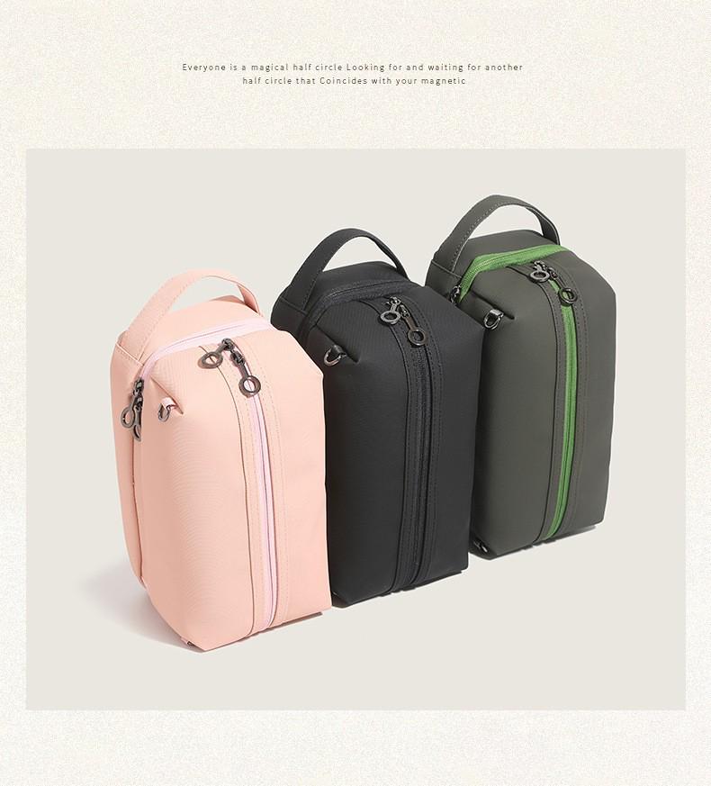 Versatile Waterproof Makeup Bag: Large, Lightweight, Wet-Dry Separation, Durable Toiletries Storage