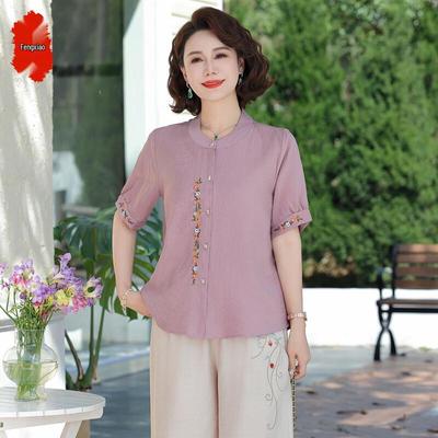 2025 Women's Summer Short-Sleeve Shirt Set