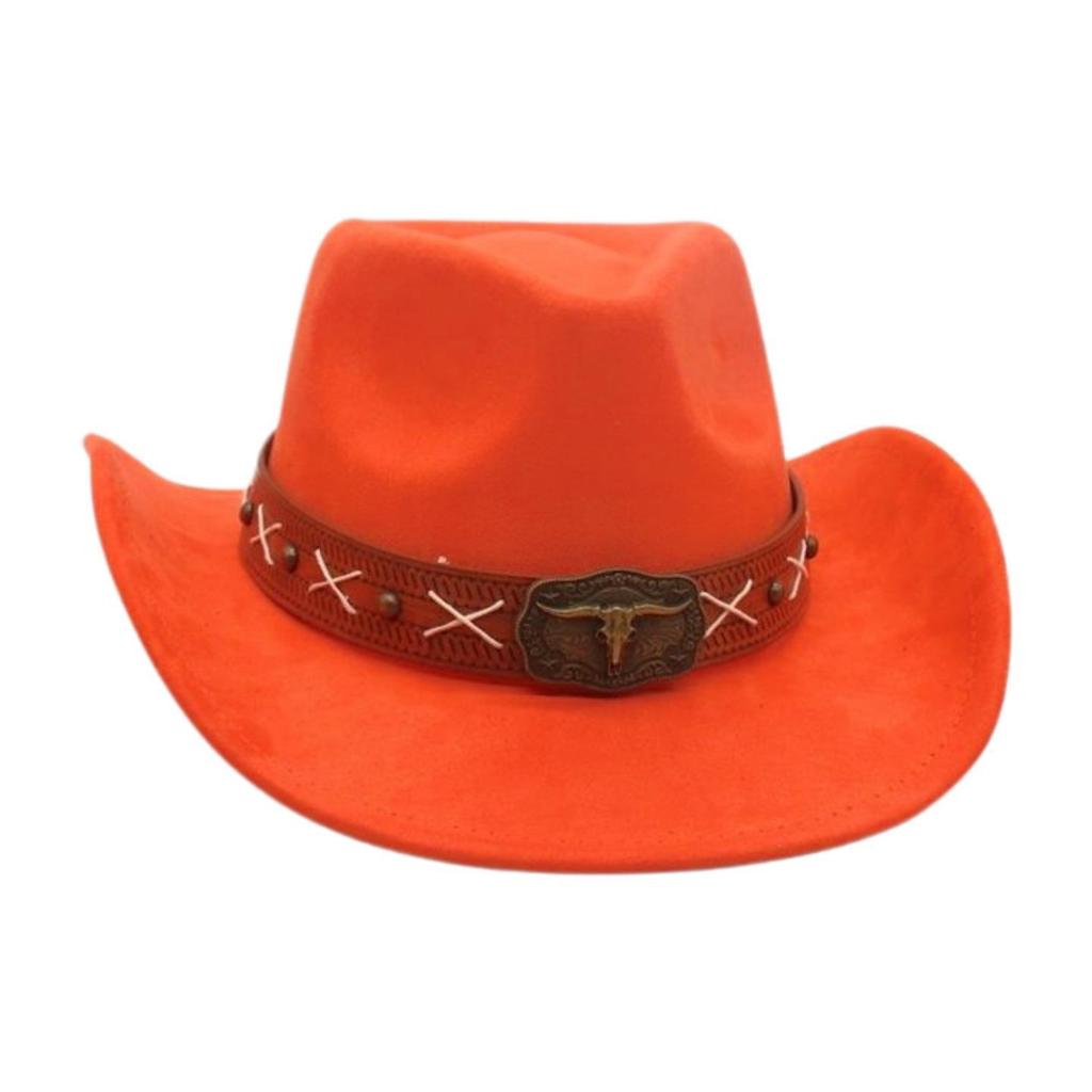 Newwestern Cowboy Hat Resort Style Performance Stage Jazz Hat Men And Women Niche Ethnic Style Top Hat