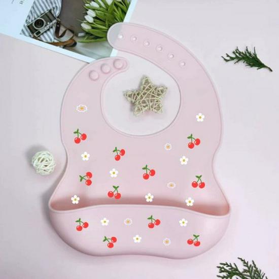 Babador de Silicone à Prova d'Água para Bebê - À Prova de Poeira, Resistente a Manchas, Design 3D, Sem Lavagem