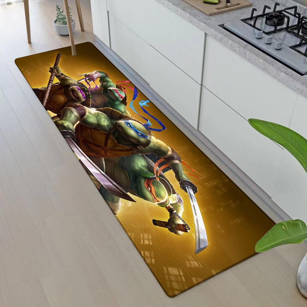 Entrance Front Door Doormat N-Ninja Turtless Non-slip Kitchen Rug Living Room Rugs Balcony Bathroom Foot Mat Floor Mats Carpet