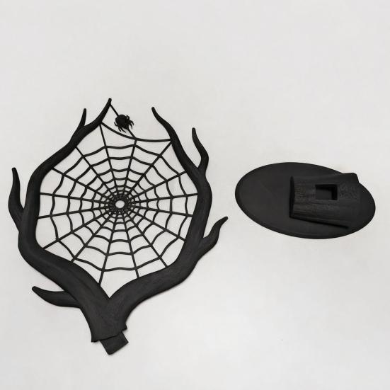 3D Printed Spider Web Decoration, Tree Web Jewelry Organizer Holder, Earrings Rings Bracelets Storage Display Stand, Halloween Party Gift