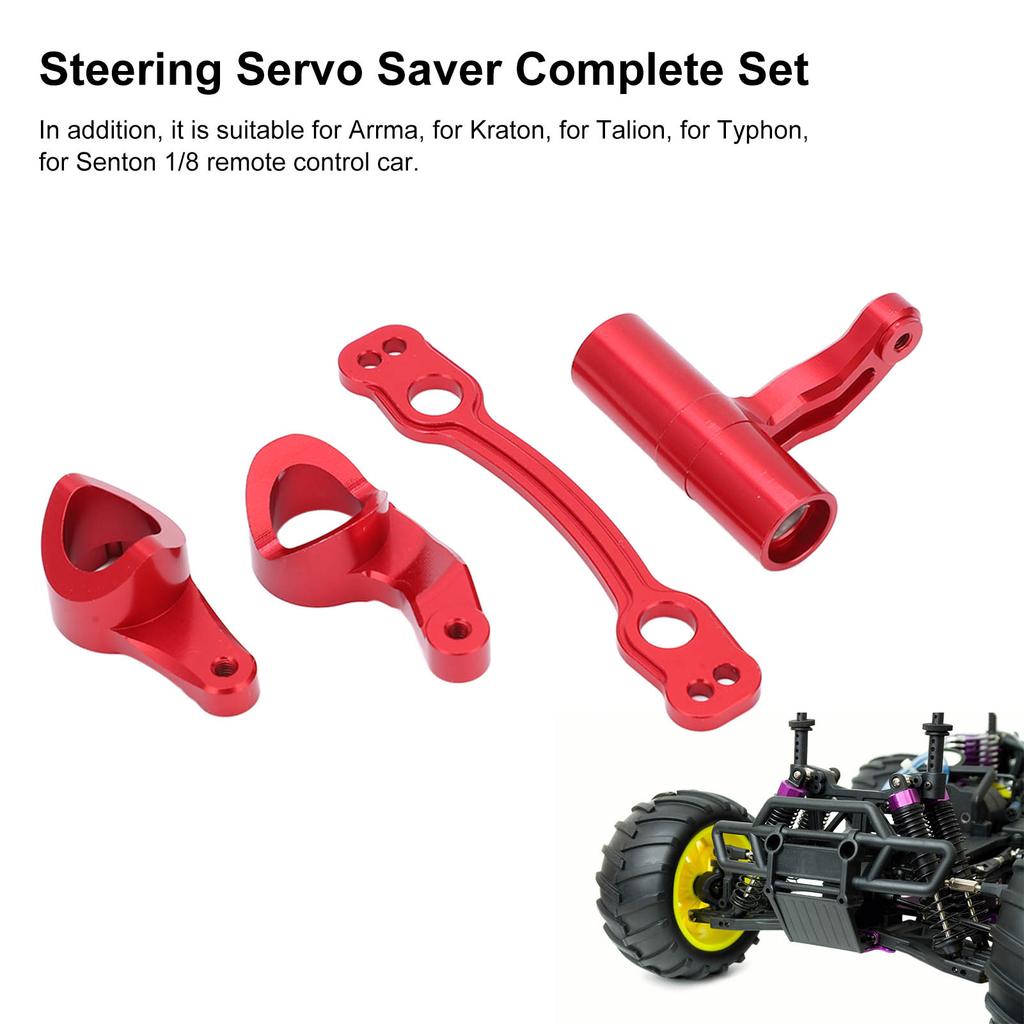 Aluminum Steering Servo Saver Complete Set for 1Celsius8 Remote Control Car Upgrade Parts