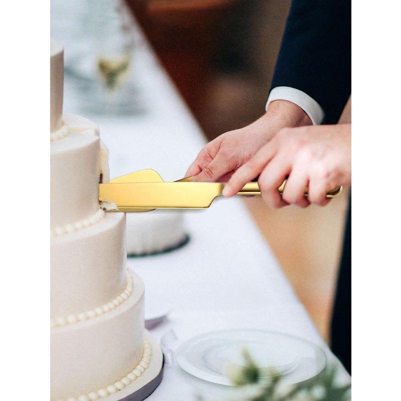Pala per Torta in Acciaio Inossidabile, Coltello da Pane, Coltello da Dessert, Pala per Torta Matrimonio e Compleanno, Pala per Pizza