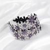 Crystal Rhinestone Hair Claws Anti-slip Headband Elegant Hair Accessories  for Girl
