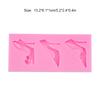 3 Grid High-heeled Shoes Shape Mold Stylish Replacement Kitchen Bakery Fondant Cake Art Crafts Mould Accessories