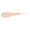 Curved Stitching Awl Accurate Spacing Steel Awl Tool Sewing Professional Ergonomic Awl Punch with Beech Handle for
