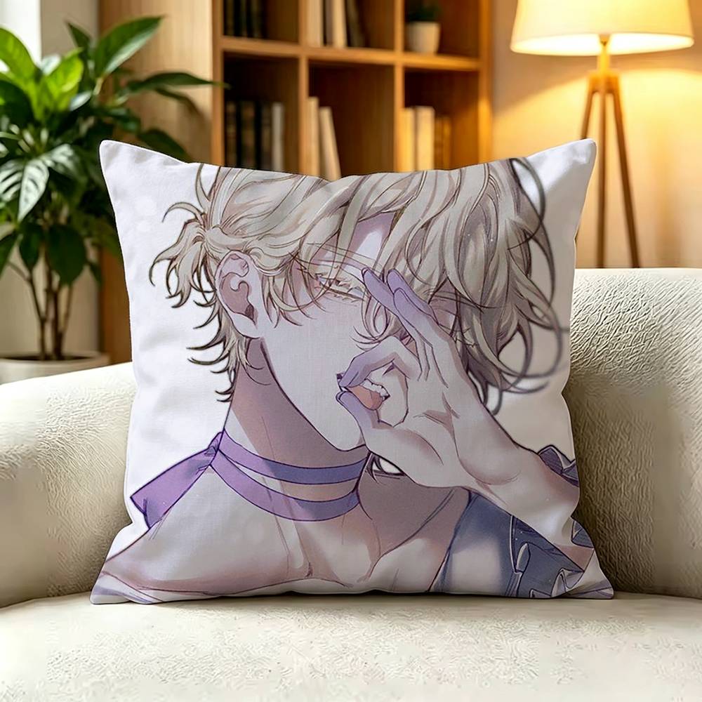 L-Luka Alien Stage Pillow Cover Sofa Cushion Cover Home Room Decoration Children Gift